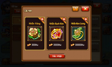 03 loại nhẫn để game thủ lựa chọn cho kế hoạch trọng đại