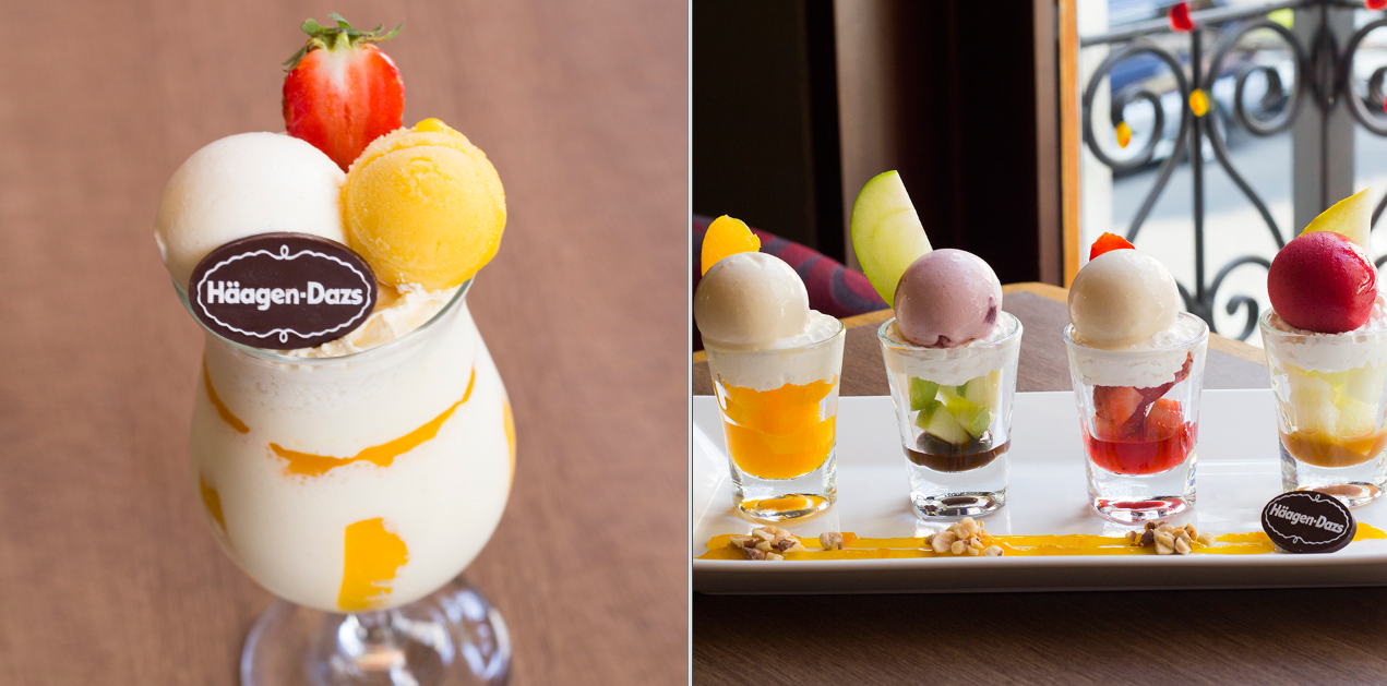 Một số món kem được yêu thích ở quán.