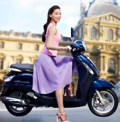 Yamaha có kiểu dáng thời trang, cá tính.