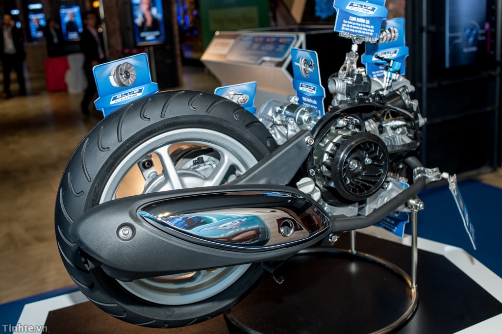 Động Blue Core của Yamaha Grande siêu tiết kiệm xăng và thân thiện với môi trường.