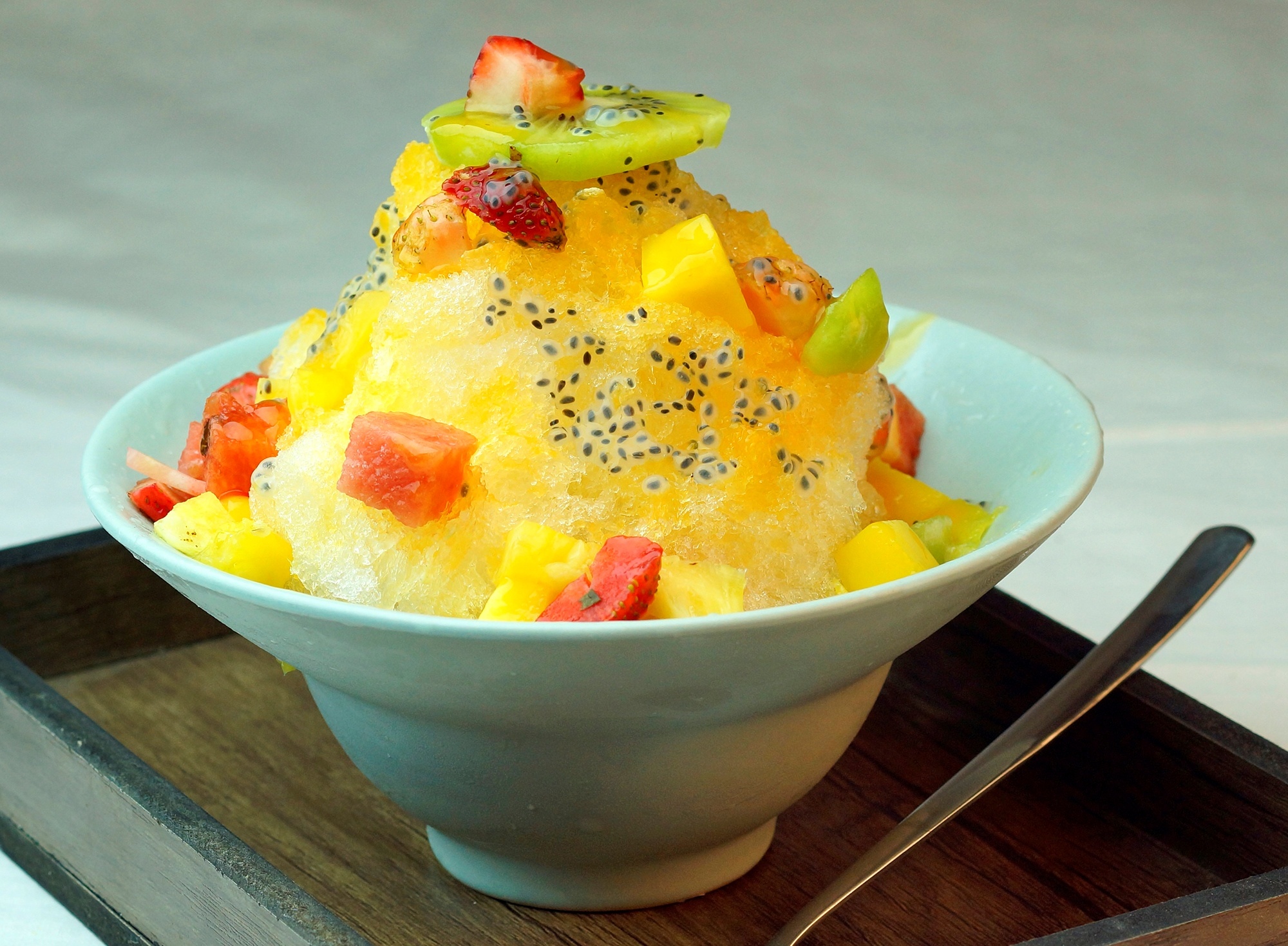 Kem xep lop - mon trang mieng den tu Nhat Ban hinh anh