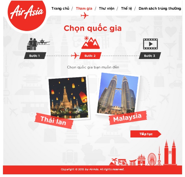 Bạn muốn đến Thái Lan hay Malaysia?