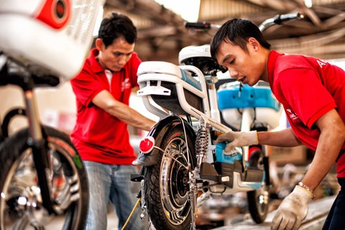 Vi sao xe dap dien duoi 10 trieu dong hut khach? hinh anh