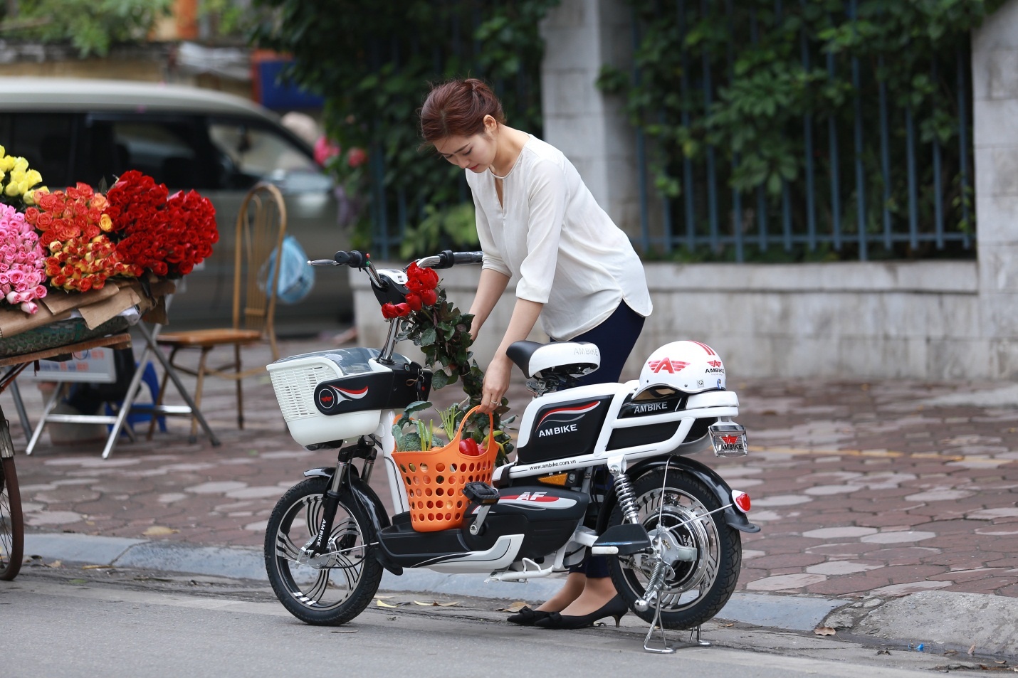 Ambike AF là mẫu xe đạp điện dưới 10 triệu đồng được khách hàng ưa chuộng đặc biệt là người trung tuổi và phụ nữ nội trợ.