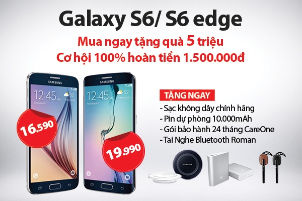 Mua Samsung Galaxy S6, nhan qua den 5 trieu dong hinh anh