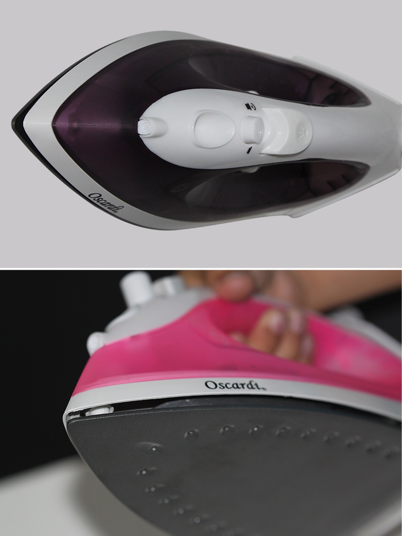 Bàn ủi Oscardi làm bằng hợp kim nhôm carbon chống dính, chống gỉ đặc biệt.