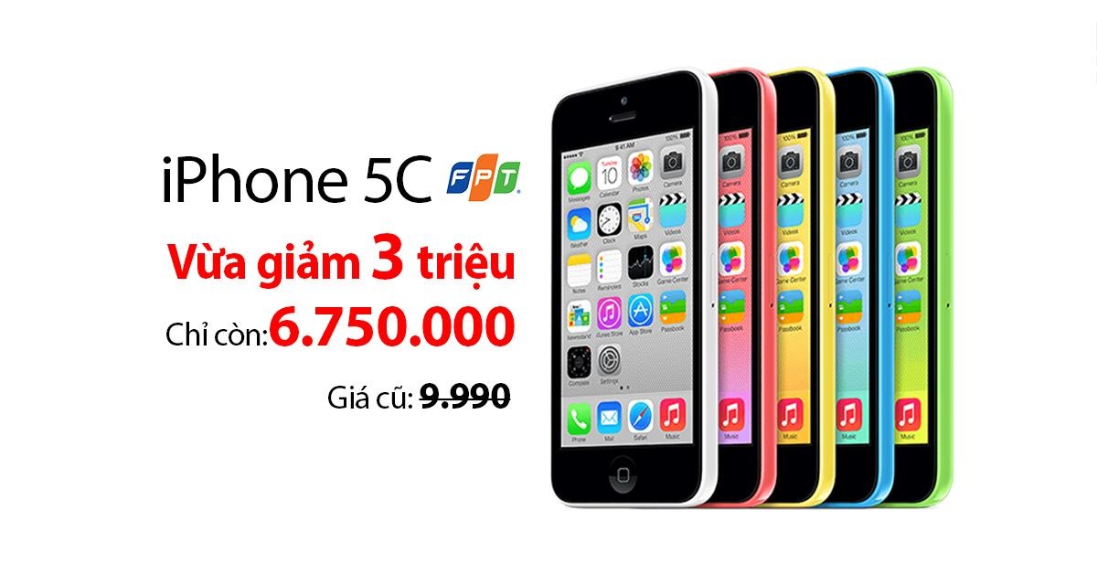 iPhone 5C/5/5S Nhat gia chi tu 3 trieu dong hinh anh