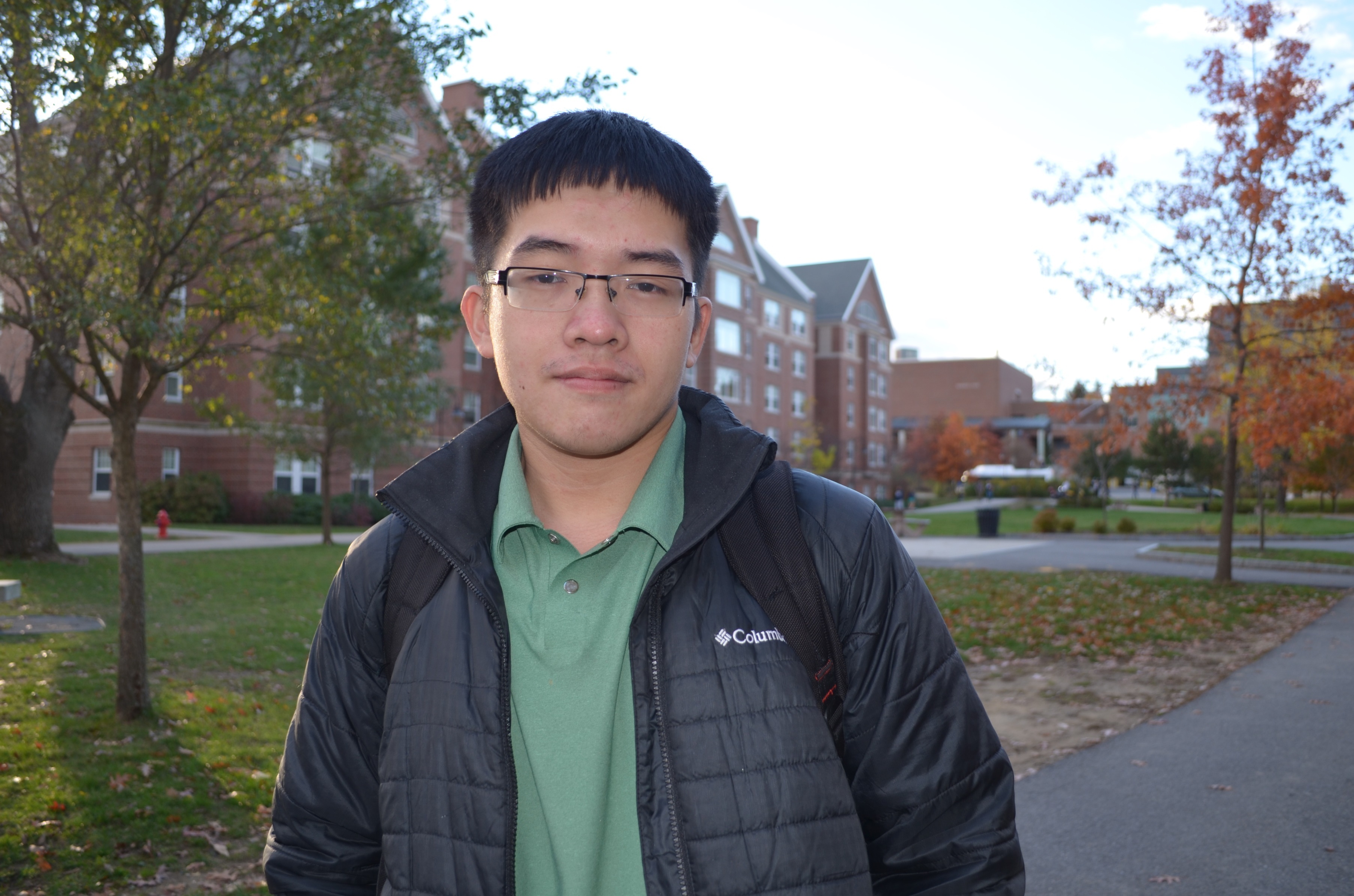 Sinh viên Nguyễn Tuấn Quốc đang theo học ngành quản trị nhà hàng - khách sạn tại Đại học New Hampshire.