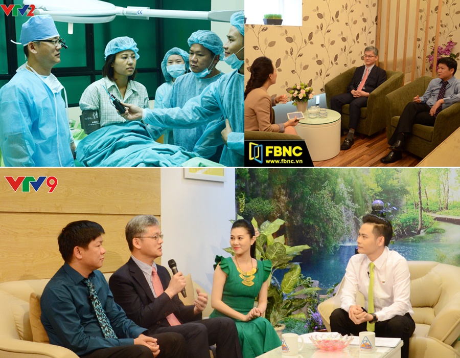 TS.BS Man Koon Suh và TS.BS Nguyễn Phan Tú Dung nhận lời mời phỏng vấn của các cơ quan truyền thông lớn  tại Việt Nam 23/4.