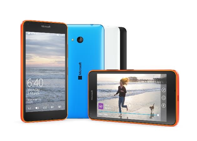 Lumia 640 màn hình 5 inch, thiết kế sang trọng nhờ lớp vỏ kép, màu sắc rực rỡ thu hút.