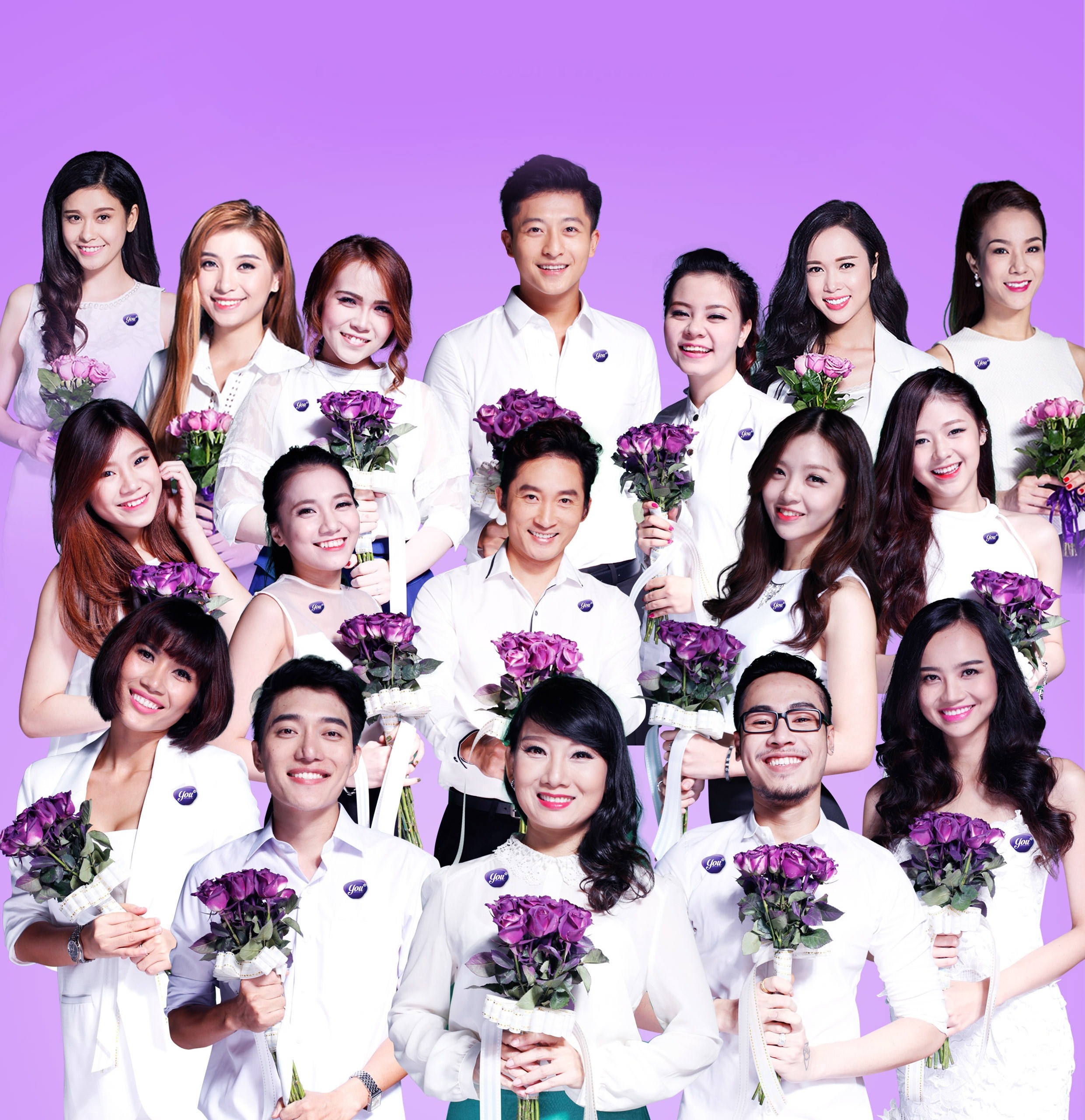 “Một triệu nụ cười của phụ nữ Việt Nam” thu hút sự tham gia của đông đảo nghệ sĩ.