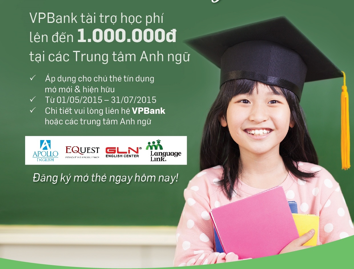 VPBank uu dai hoc phi tai trung tam Anh ngu hinh anh