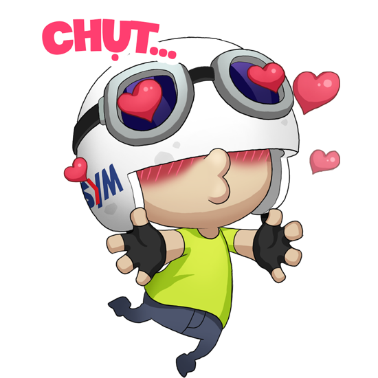   Bộ sticker SYM đang được cung cấp miễn phí tại cửa hàng biểu cảm trên Zalo cùng hàng loạt bộ sticker vui nhộn khác.