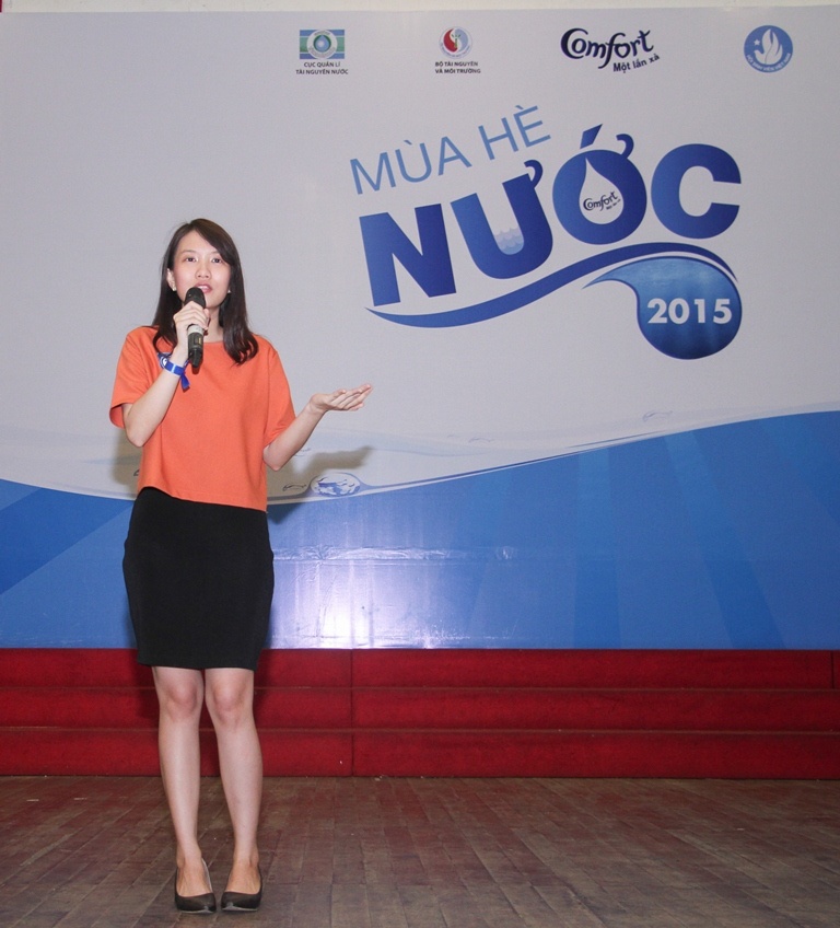 Nguyễn Huỳnh Mai Thy - giải nhất Mùa hè nước 2014 chia sẻ về cuộc thi.
