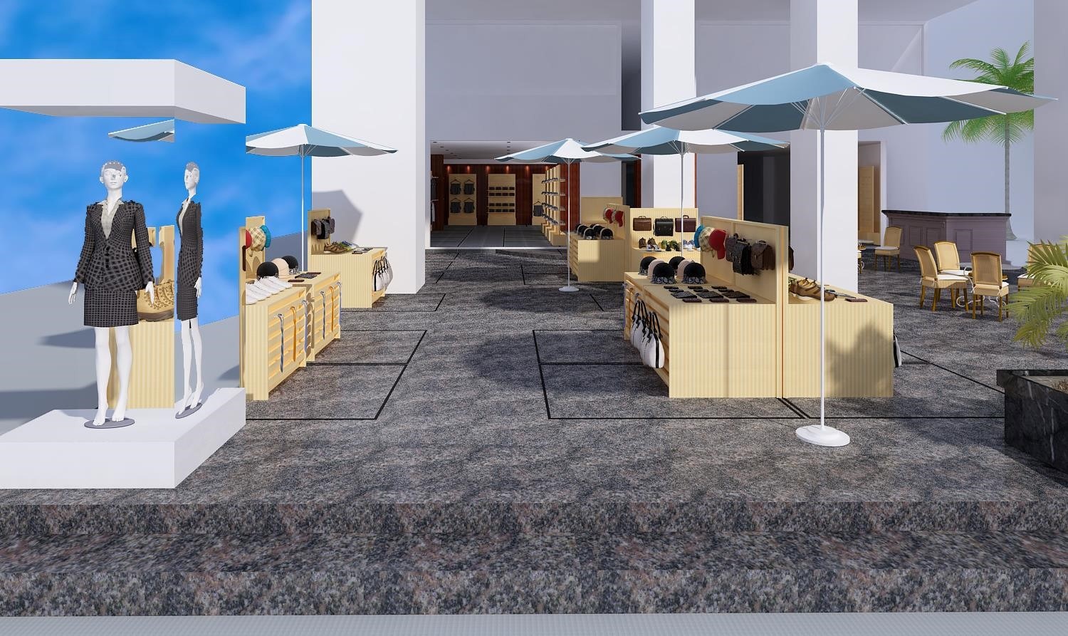 1 Spot Department Store nằm tại 203 Nguyễn Trãi, Quận 1, TP HCM.