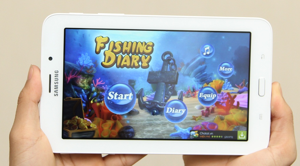 Galaxy Tab 3V phù hợp cho việc học hành, giải trí của trẻ.