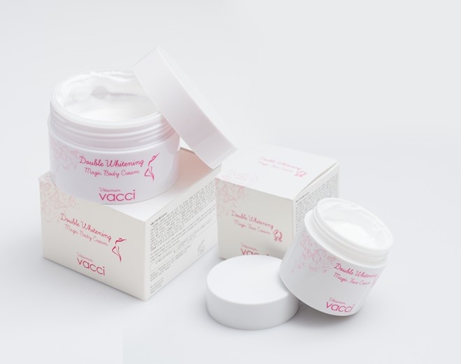 Kem trang điểm toàn thân giúp mang lại làn da trắng sáng nhanh chóng.