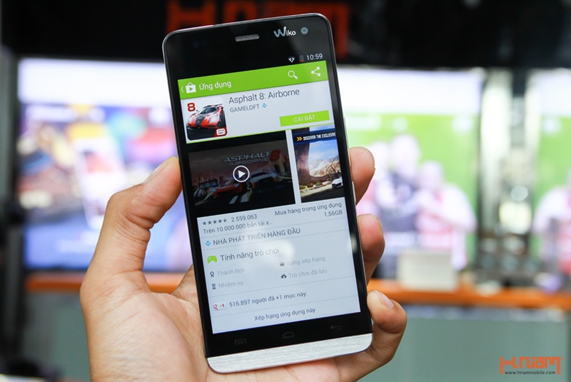 Wiko Getaway có độ mỏng bất ngờ, thời trang và luôn nằm trong top 15 smartphone bán chạy nhất của Hnam Mobile.