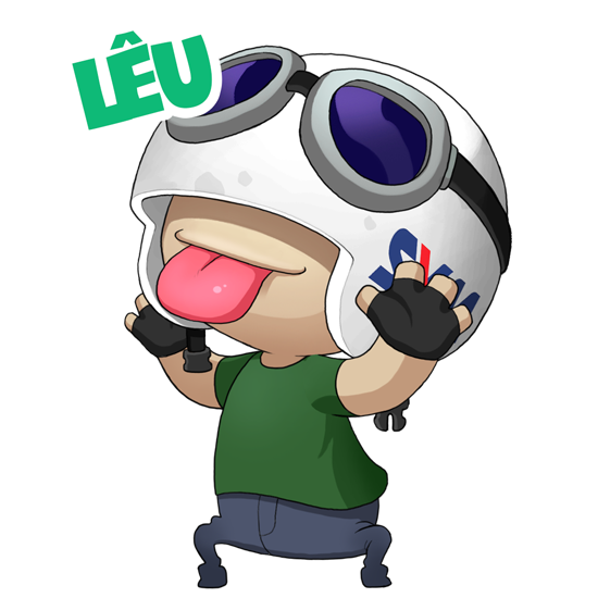 Bieu cam do danh dang yeu cua cac chang trong sticker SYMan hinh anh