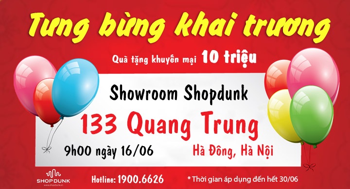 ShopDunk giam gia 30% dip khai truong hinh anh