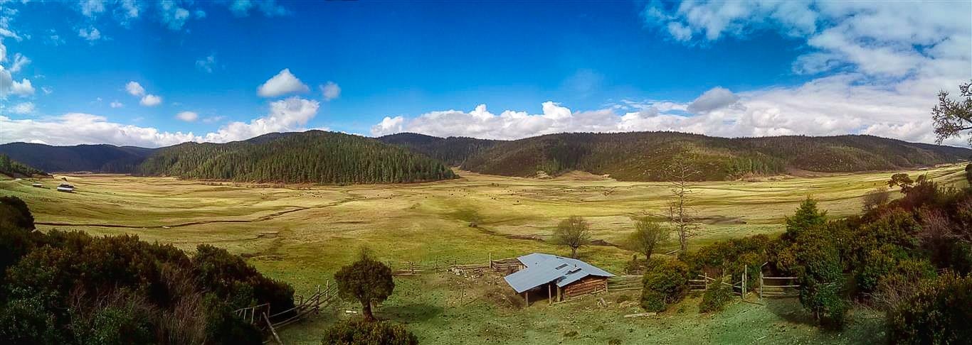 Những ngọn đồi mùa hè - Ảnh chụp bằng chế độ Panorama