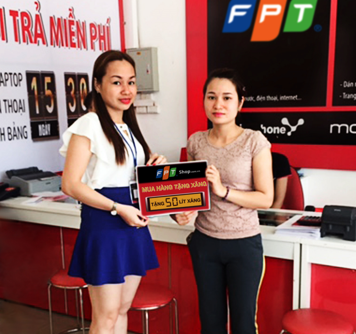 Mua smartphone 8 trieu dong, nhan 50 lit xang tai FPT Shop hinh anh