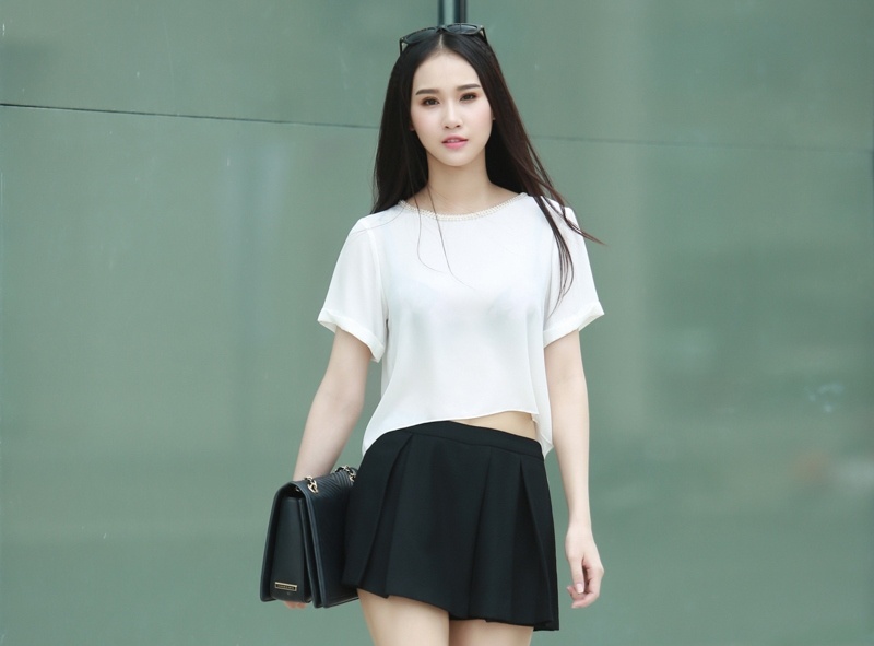 Thoi trang dao pho thanh lich cho ban gai hinh anh