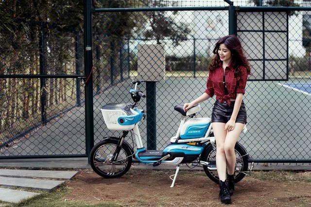 Xe dap dien Ambike gia tot hut khach hinh anh