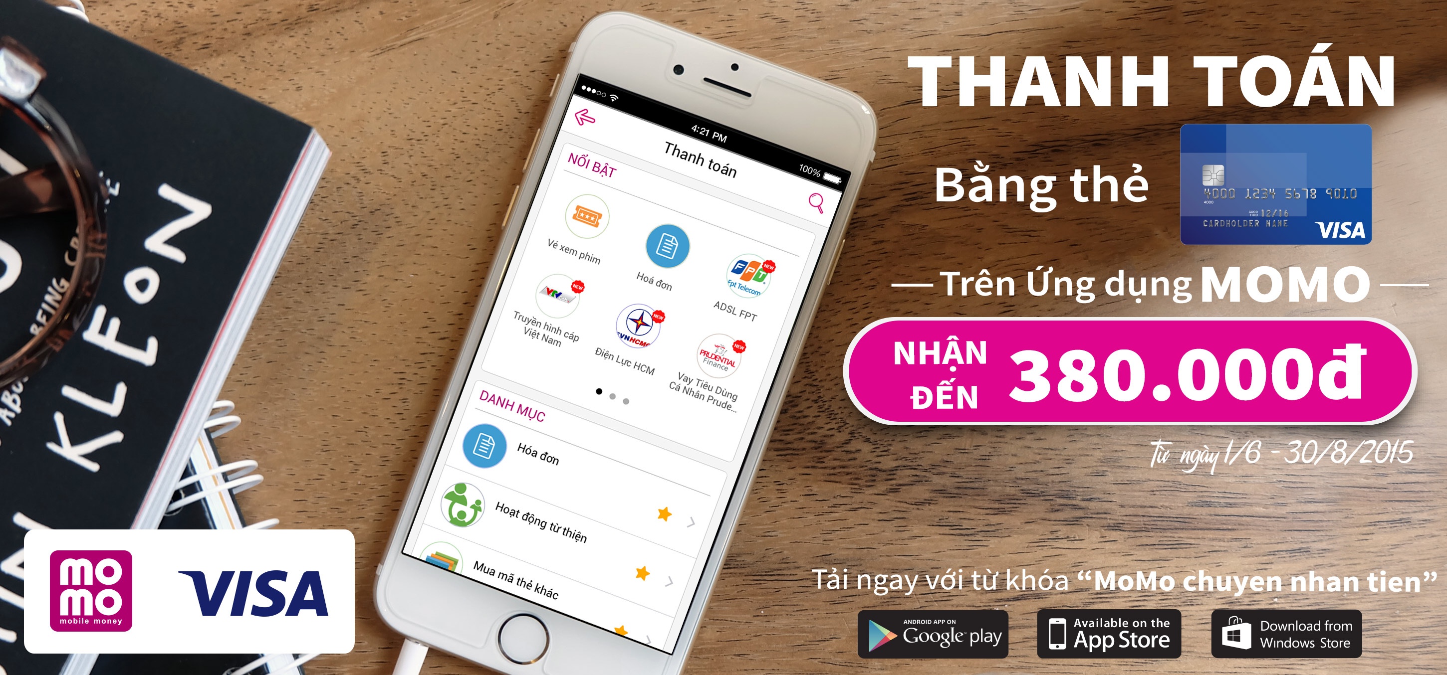 Co hoi huong 380.000 dong khi thanh toan the VISA hinh anh