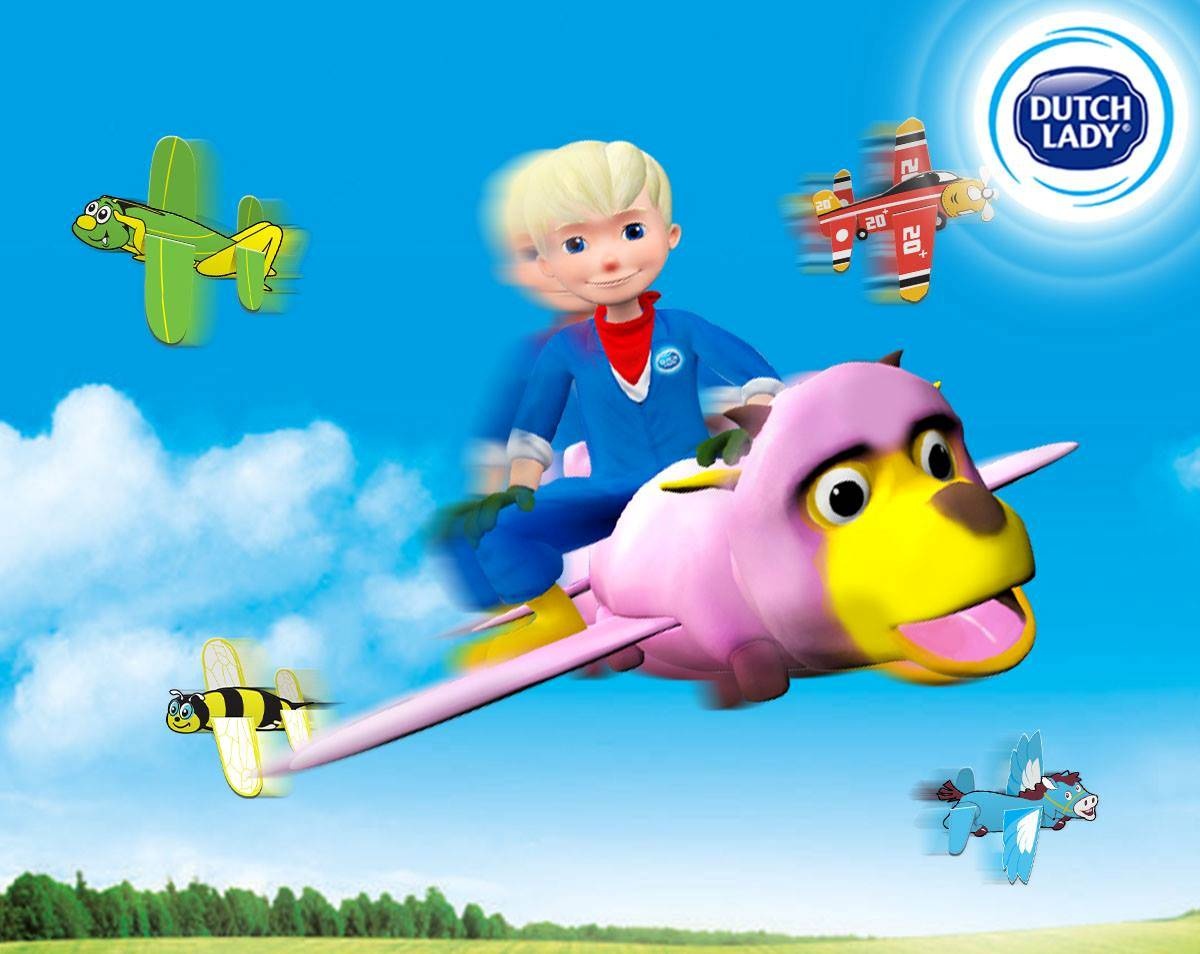 Các nhân vật đáng yêu của Nông Trại Bay chiếm được cảm tình của các em nhỏ.