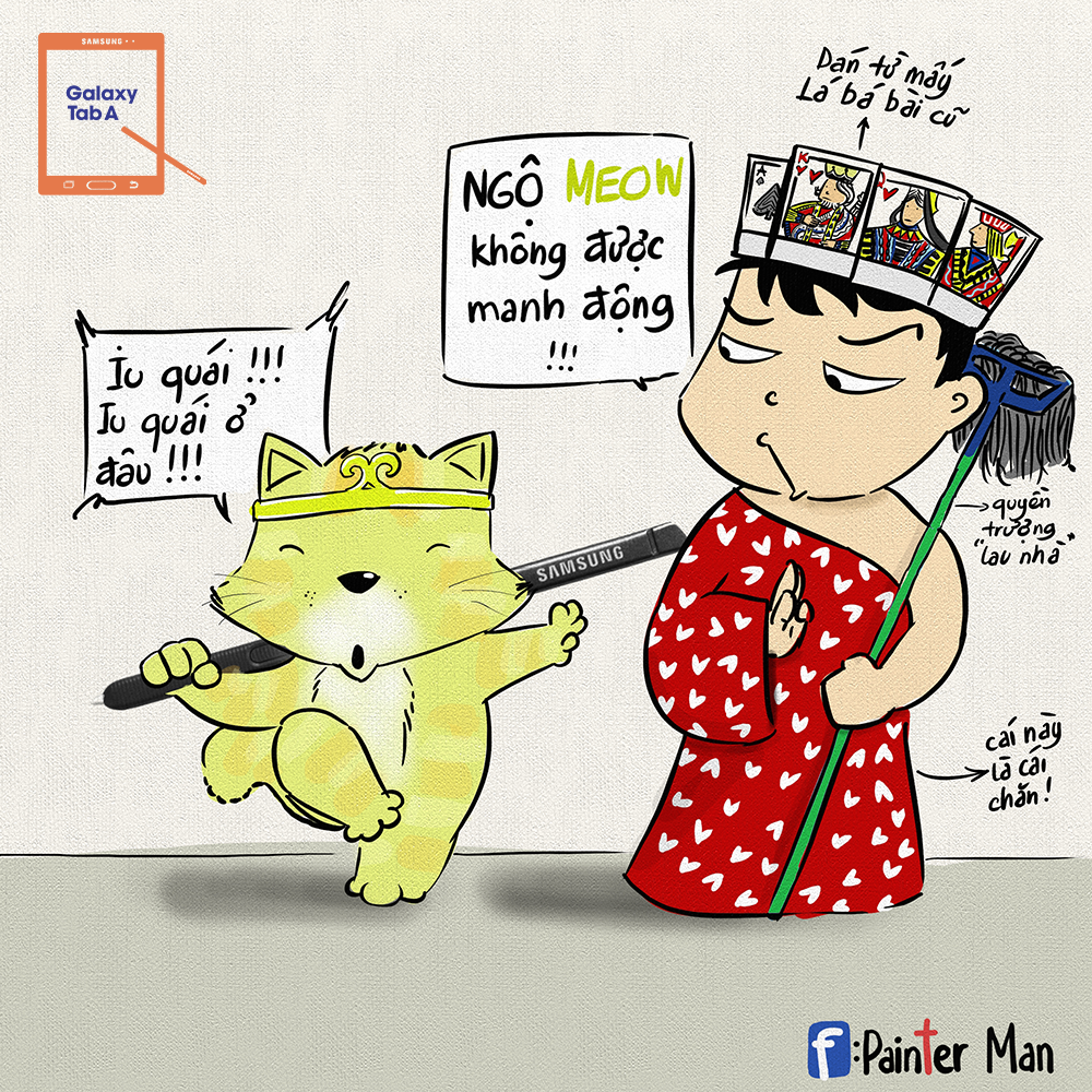 Mỗi bức vẽ của dự án “Muôn màu cuộc sống giới trẻ cùng Galaxy Tab A” đều có sự hỗ trợ đắc lực từ bút S Pen đa tài và Galaxy Tab A.