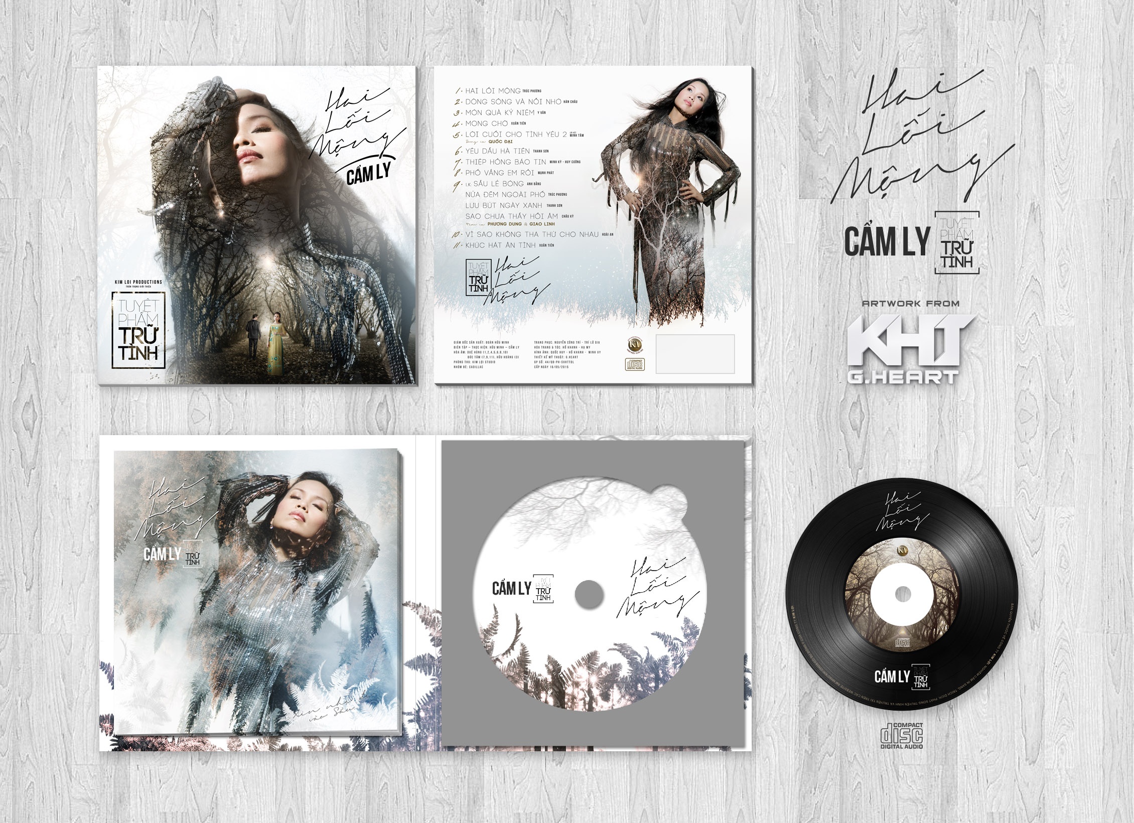 Cẩm Ly chăm chút và đầu tư rất kỹ lưỡng cho album lần này.