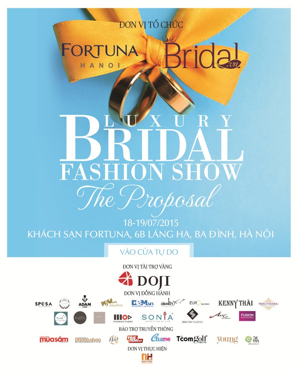Luxury Bridal Fashion Show 2015 – Nơi hội tụ của những thương hiệu cưới hỏi hàng đầu