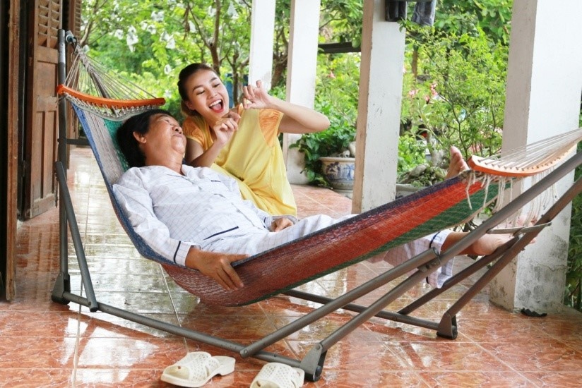 Lan Ngoc nhi nhanh trong hau truong phim moi hinh anh