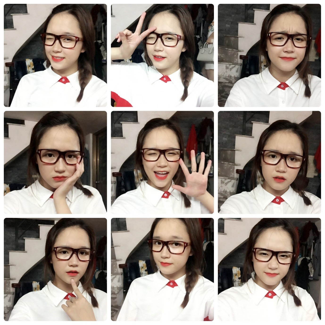 Selfie 50 sắc thái là trào lưu chụp ảnh mới đang được giới trẻ yêu thích.