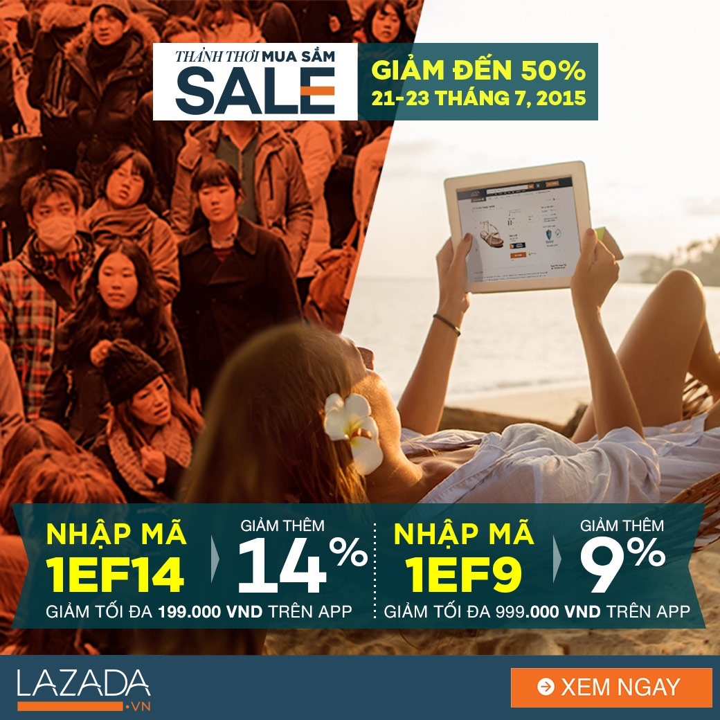 Deal ưu đãi đặc biệt dành riêng cho khách hàng mua sắm bằng Lazada App.