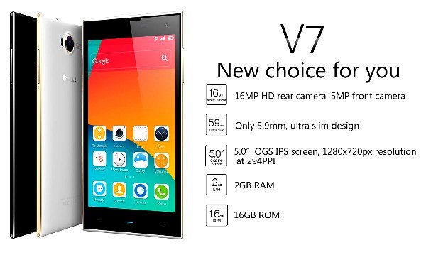 iNew V7 có giá bán 3,69 triệu đồng.