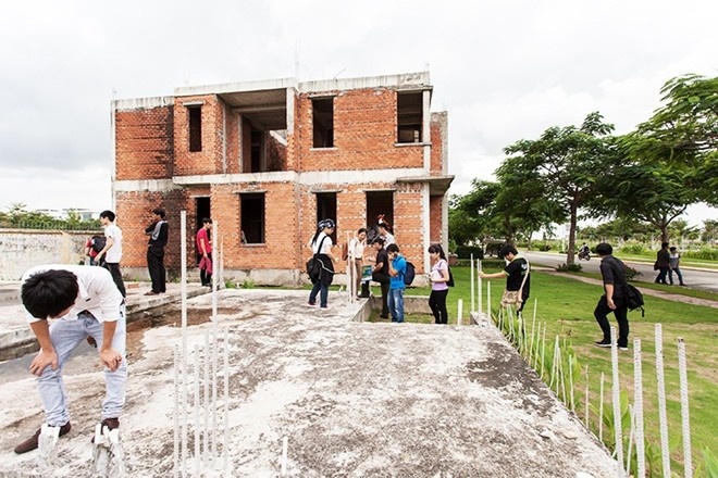 Buổi chuyên đề ngoại khóa giúp học viên CBS tìm hiểu công trình thi công thực tế.