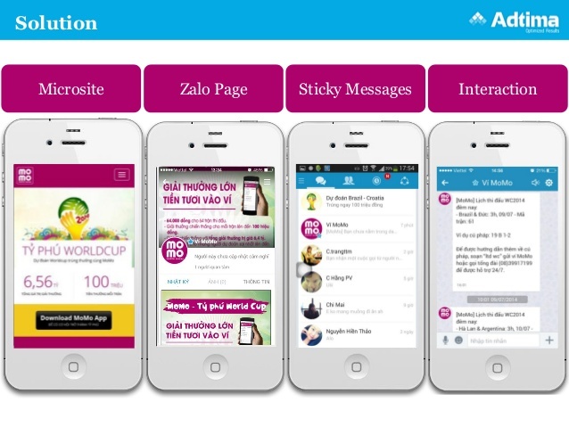 Sticky message trên Zalo được nhiều doanh nghiệp lựa chọn để quảng cáo.