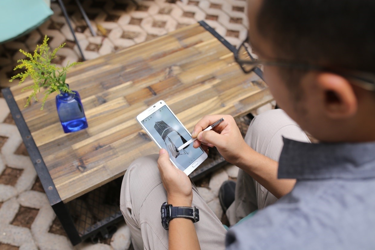 Bi quyet dung but S Pen de ve tranh cua hoa si Thanh Phong hinh anh