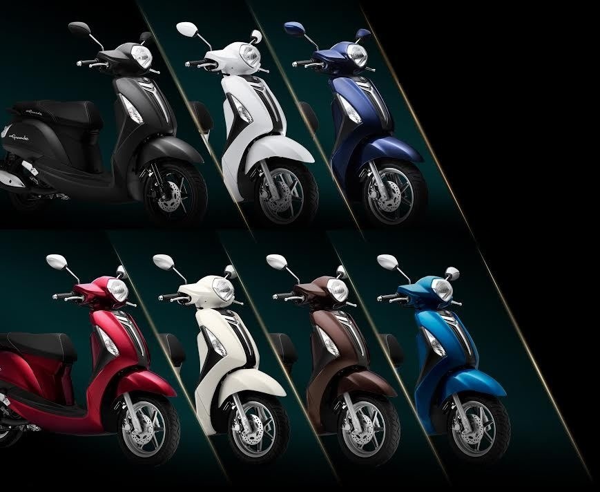 Bộ sưu tập bảy màu sành điệu mang đến nhiều sự lựa chọn cho người dùng.