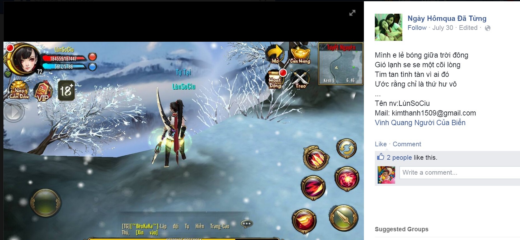 Tức cảnh sinh tình trên đỉnh Tuyêt Nguyên.