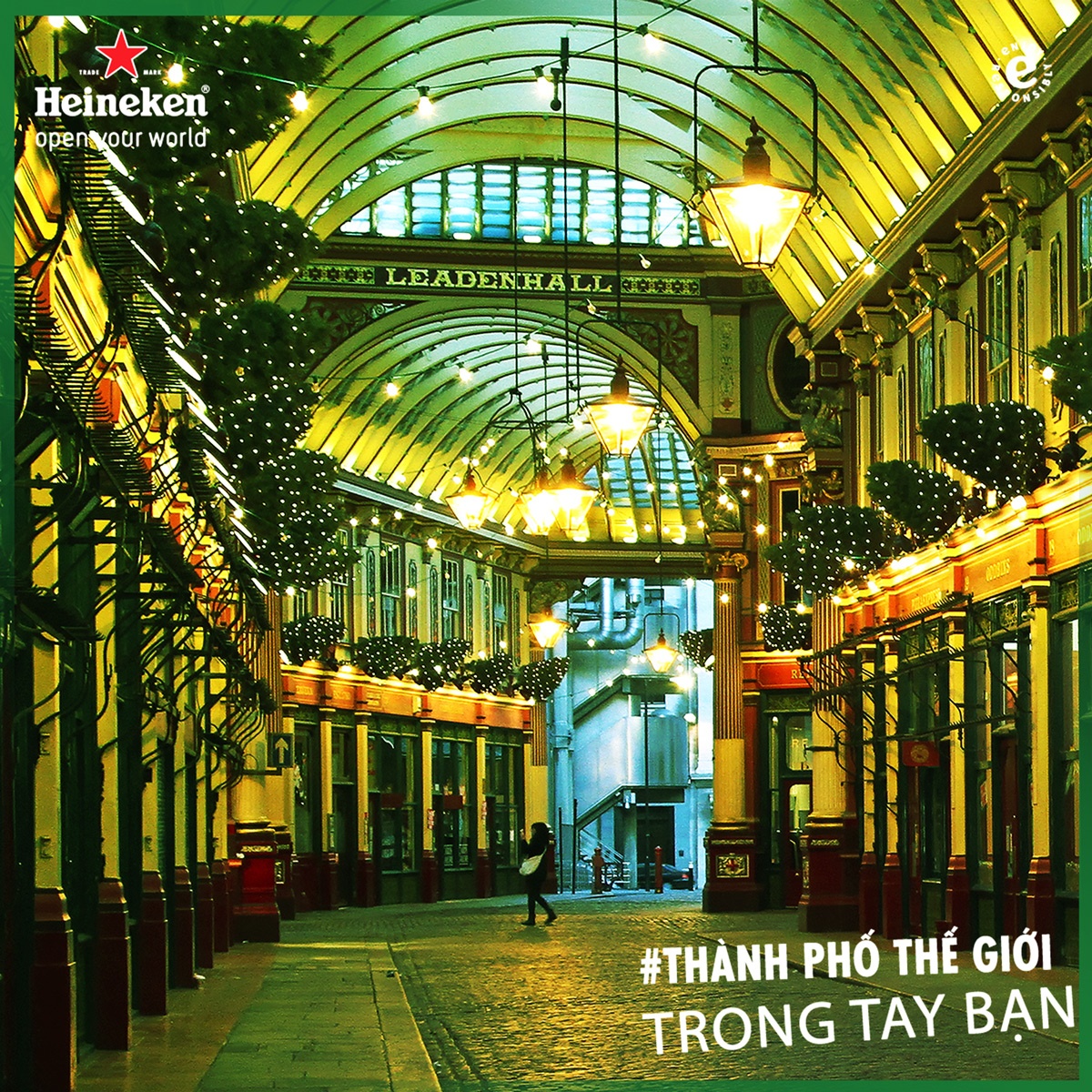 Một góc rực rỡ của khu chợ Leadenhall Market London