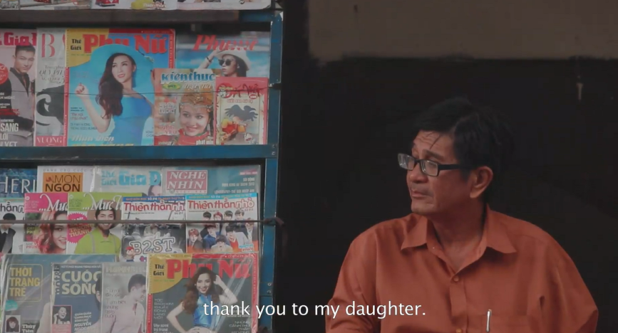 Bác Toản tự hào khi nhắc đến cô con gái đã hy sinh hạnh phúc riêng để chăm lo cho gia đình.