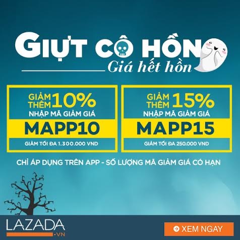 Nhập mã để được ưu đãi đặc biệt hơn tại Lazada APP.