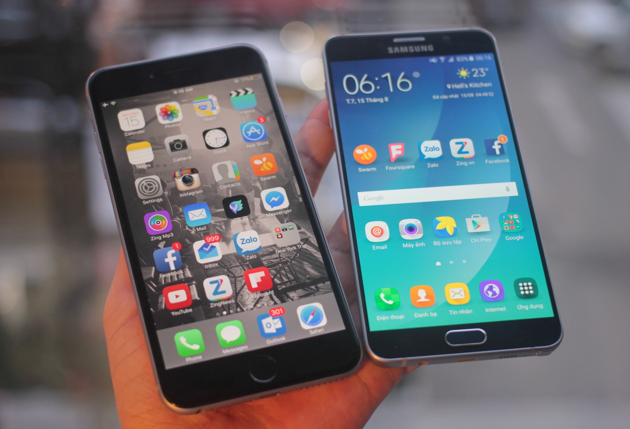 So sanh Galaxy Note 5 va iPhone 6 Plus hinh anh
