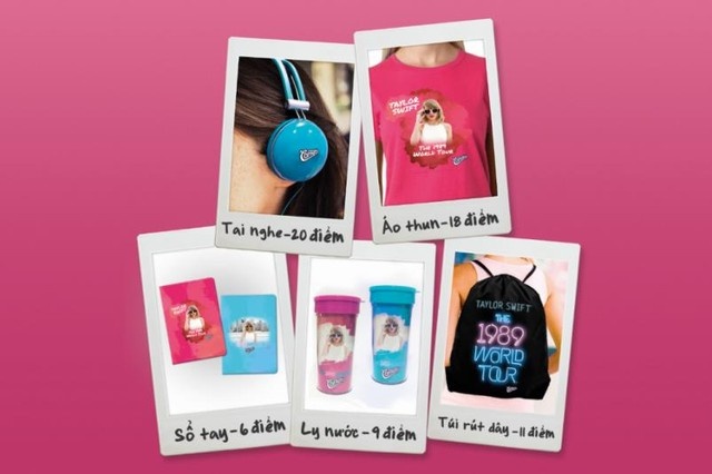 Ấn phẩm 1989 World Tour độc đáo cho fan của Taylor Swift.