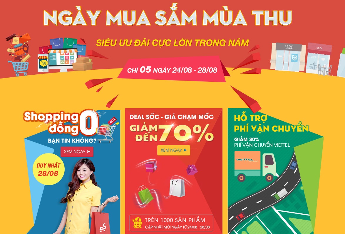 5 ngay uu dai gia soc khi mua sam tai Sendo.vn hinh anh