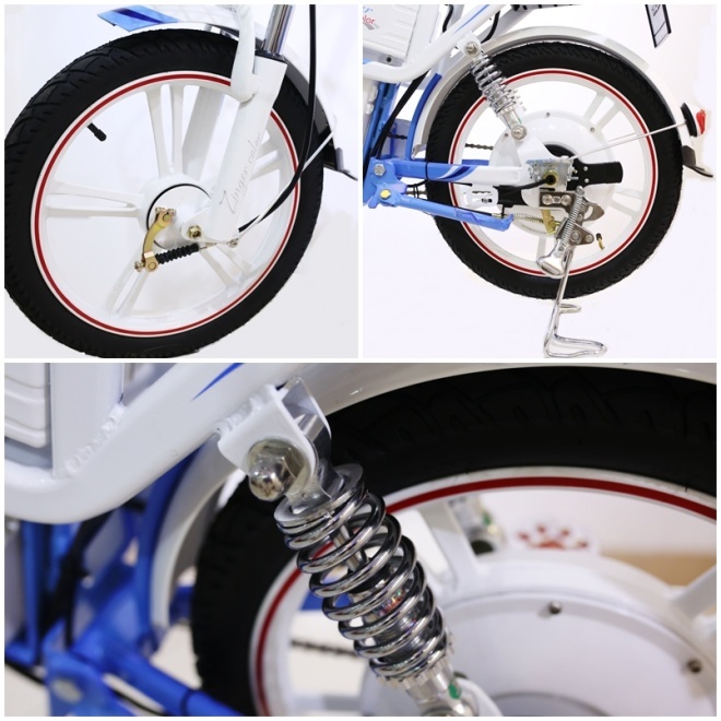 Bộ phận giảm xóc của Zinger Color được thiết kế đặc biệt phù hợp với điều kiện đường xá Việt Nam.