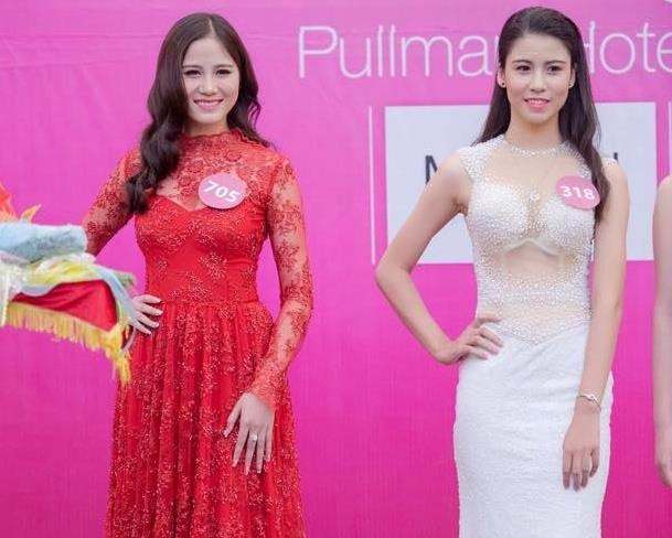 Thi sinh Hoa hau Hoan vu Viet Nam dien trang phuc Ngoc Long hinh anh